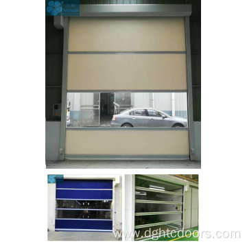 Electric fast rolling shutter door